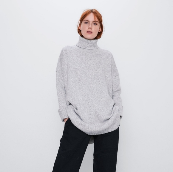 ZARA Soft feel sweater dress - Picture 3 of 6